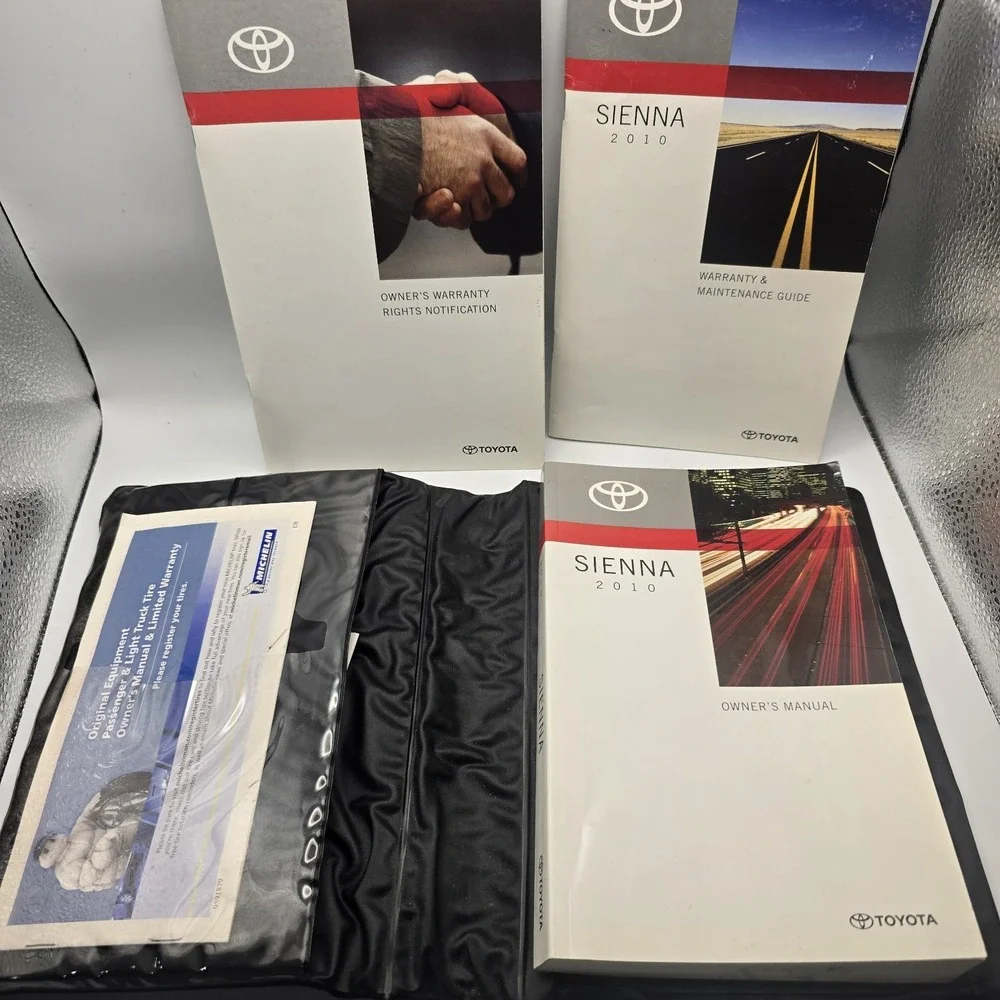 2010 Toyota Sienna‎ Owners Manual With Case OEM Free Shipping